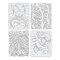 Iwata Artool Freehand Template - Set of 4, Return of Skull Master Mini